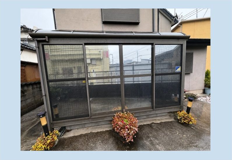 小倉南区のサンルーム 遮熱フィルム施工後